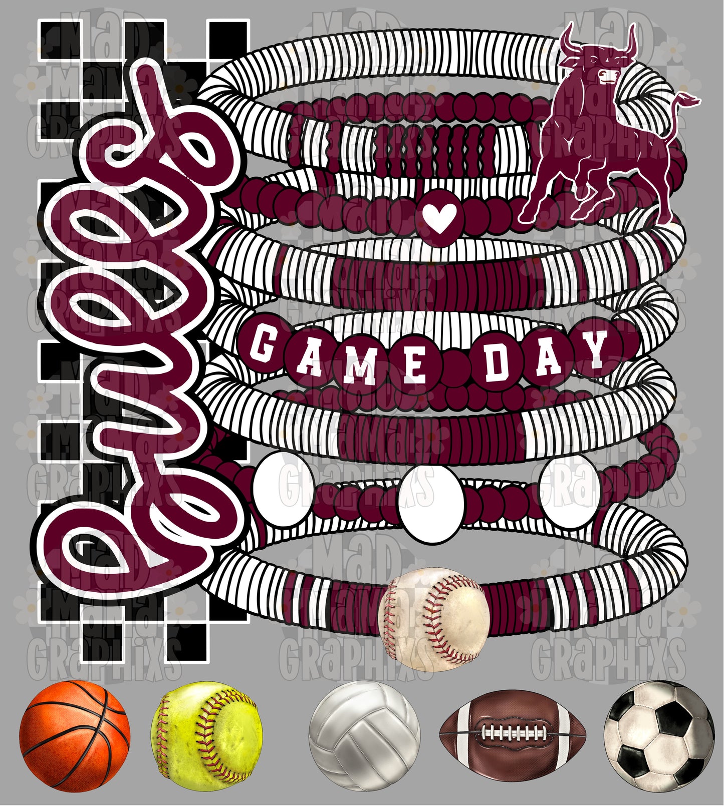 Various School Sports Tee