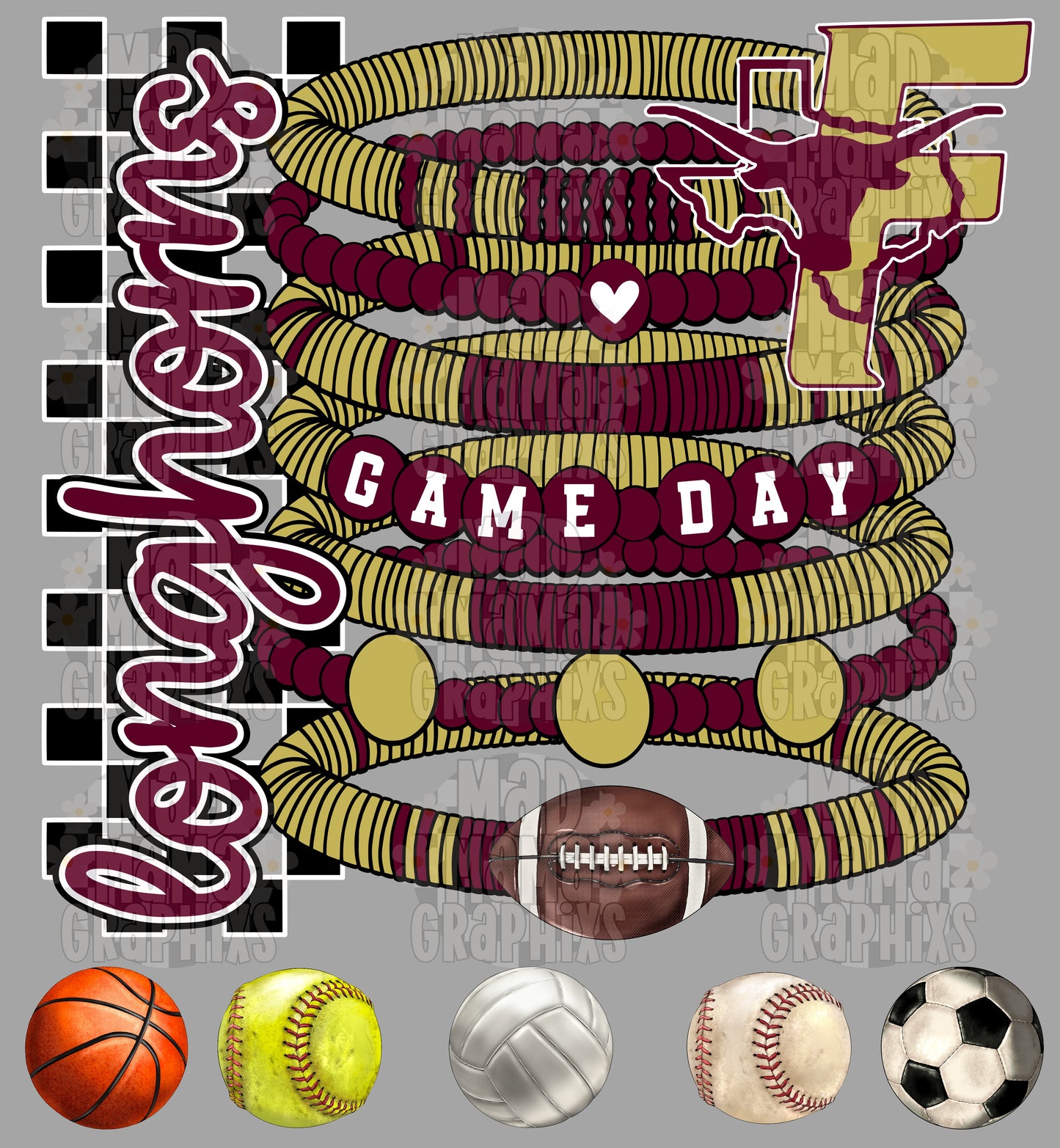 Various School Sports Tee