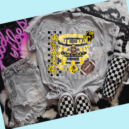 Various School Football Tees