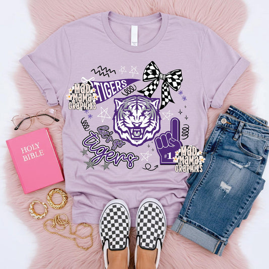 Adult Let's Go Tigers Tee